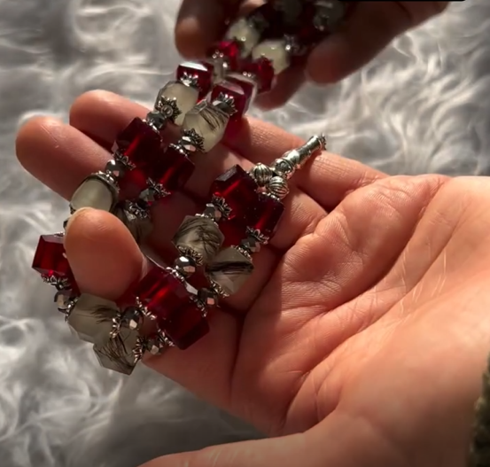 chunky-red-resin-islamic-prayer-tasbih