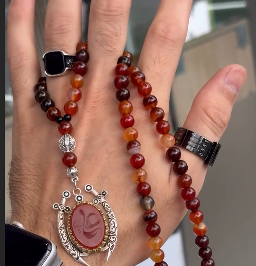 Prestige Hz. Ali Sulemani Aqeeq Tasbih – Dar ul Misk Tasbeeh