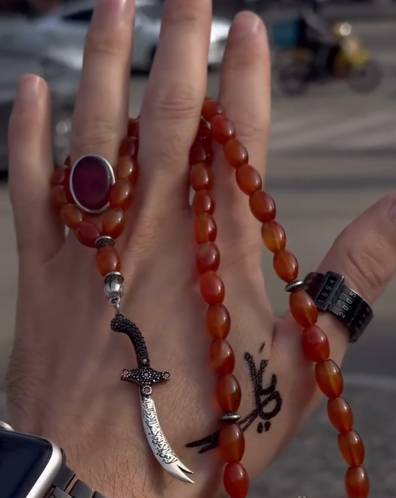Prestige Hz. Ali Sulemani Sword Aqeeq Tasbih – Shifa Ki Tasbeeh