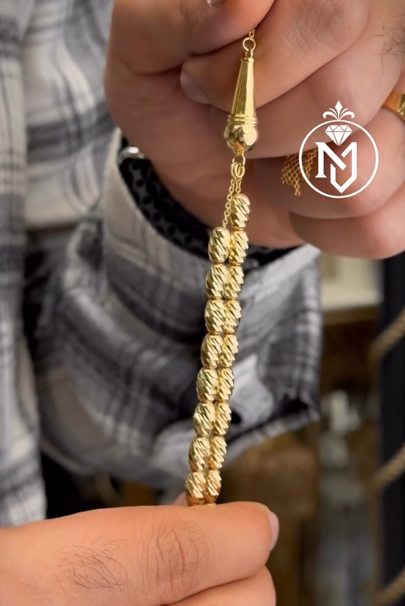 Beautiful golden beads Tasbeeh